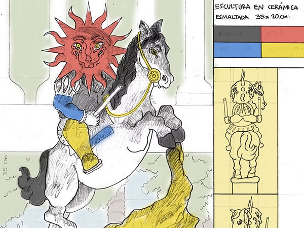 “Ópticas de Chile”: Martín Nitram reinterpreta la fundación de Santiago desde el arte contemporáneo